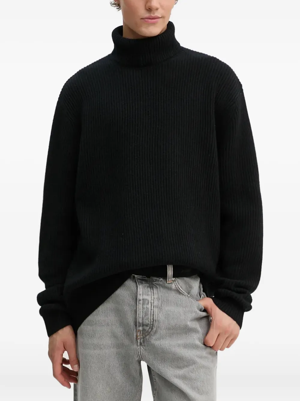 Les Deux Pullover mit Rollkragen | Schwarz | Image 1
