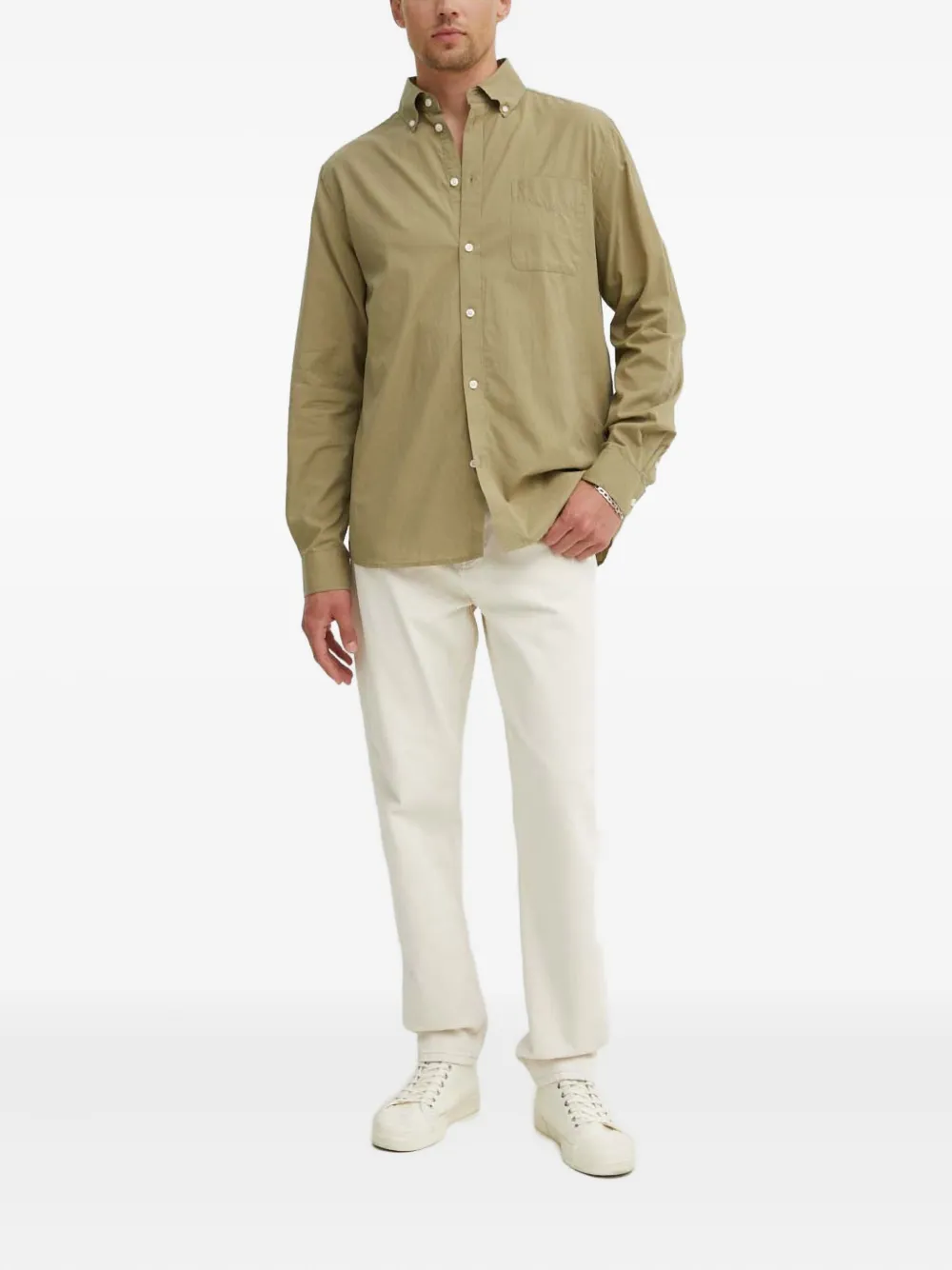 Les Deux pocket button-down shirt - Beige