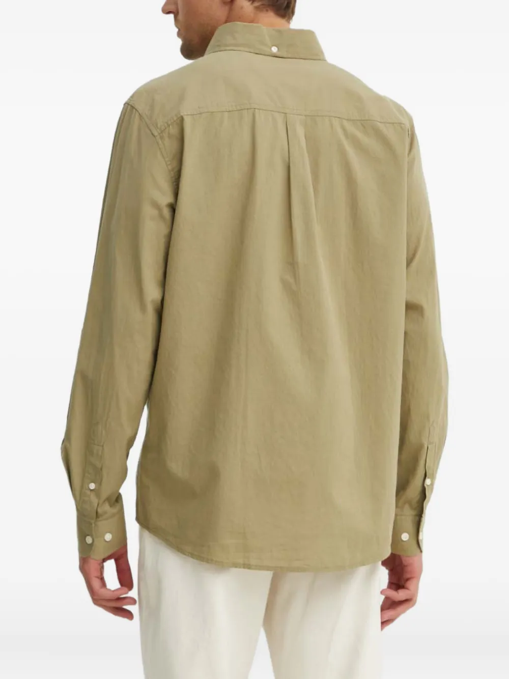 Les Deux Button-down overhemd met zak Beige