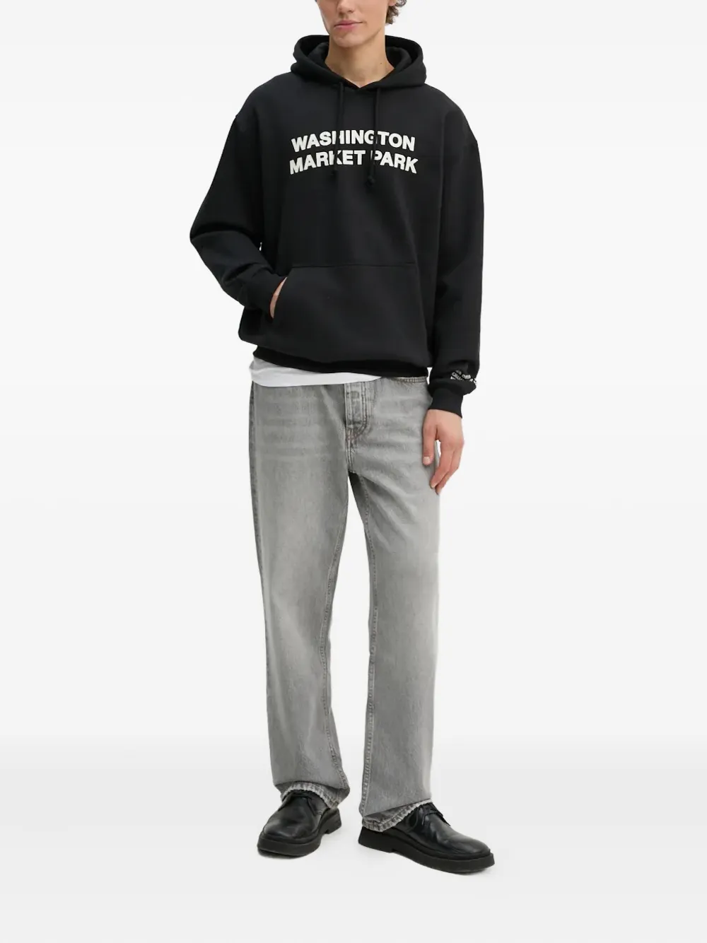Les Deux graphic-print hoodie | Hoodies | Image 2