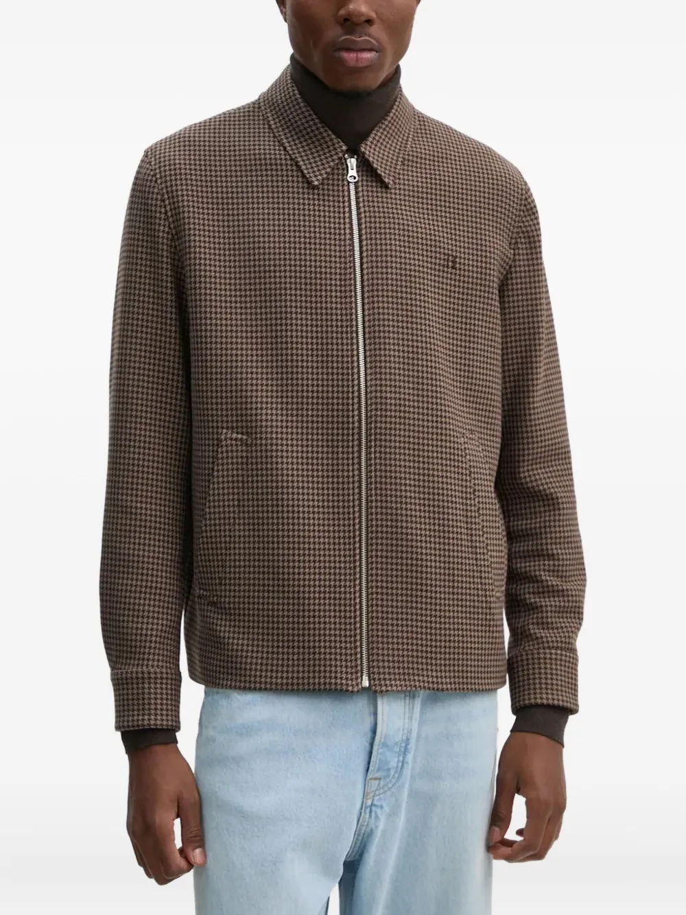 Les Deux houndstooth-pattern jacket | Brown | Image 1