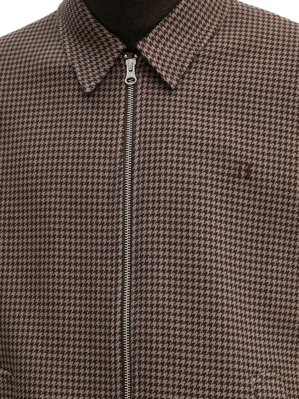 Les Deux Jack met pied-de-poule print Bruin