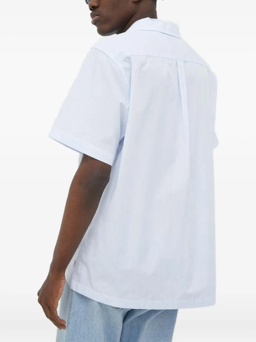 Les Deux Gestreept overhemd Blauw