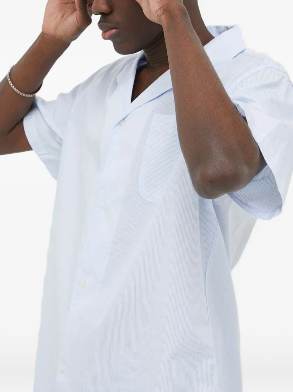 Les Deux Gestreept overhemd Blauw