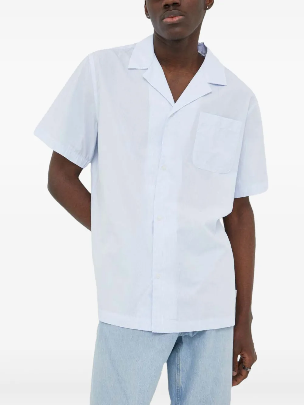 Les Deux striped-pattern shirt | Blue | Image 1