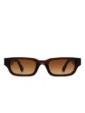 Chimi 10 Core rectangle-frame sunglasses - Brown