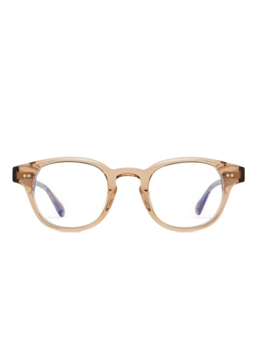Chimi E round-frame glasses | Neutrals | Image 1