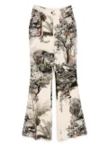 Isabel Sanchis landscape print pants - Neutrals