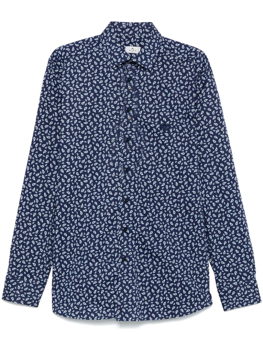 ETRO Overhemd met paisley-print Blauw