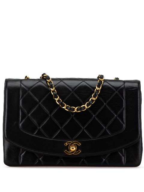 CHANEL 1991-1994 Medium Lambskin Diana Flap crossbody bag Women