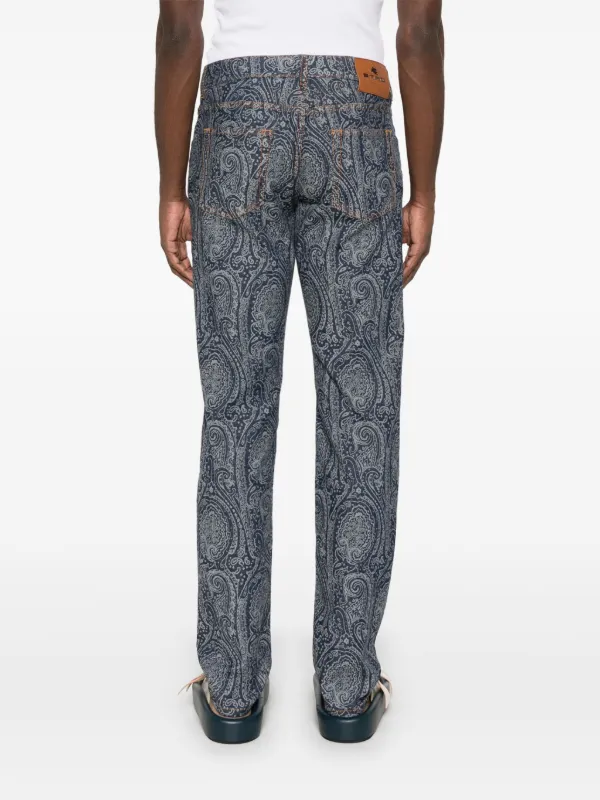 ETRO Paisley Jeans | Blue | FARFETCH HU