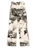 Isabel Sanchis landscape print cargo pants - Neutrals