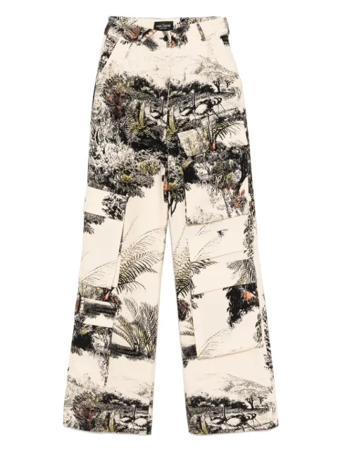 Isabel Sanchis landscape print cargo pants