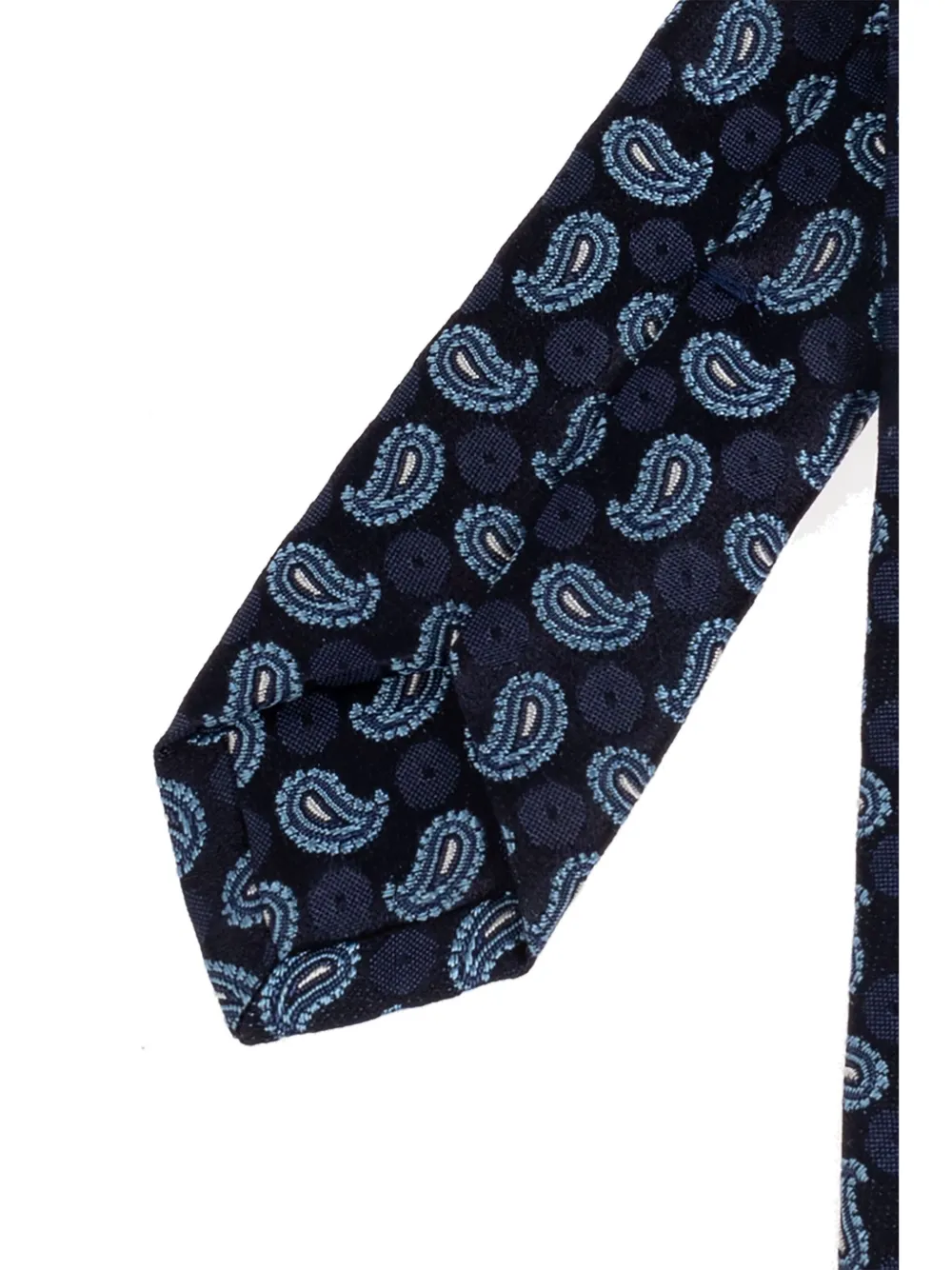 ETRO Zijden stropdas met paisley-print Blauw