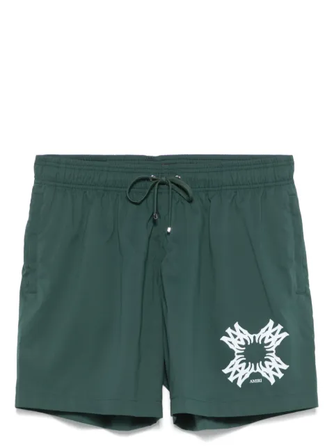 AMIRI shorts de playa con logo estampado