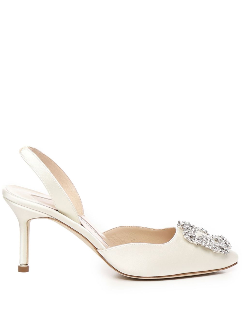 Manolo Blahnik 70mm Hangisli pumps Wit