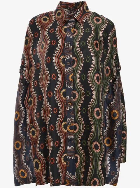 Biyan printed silk shirt