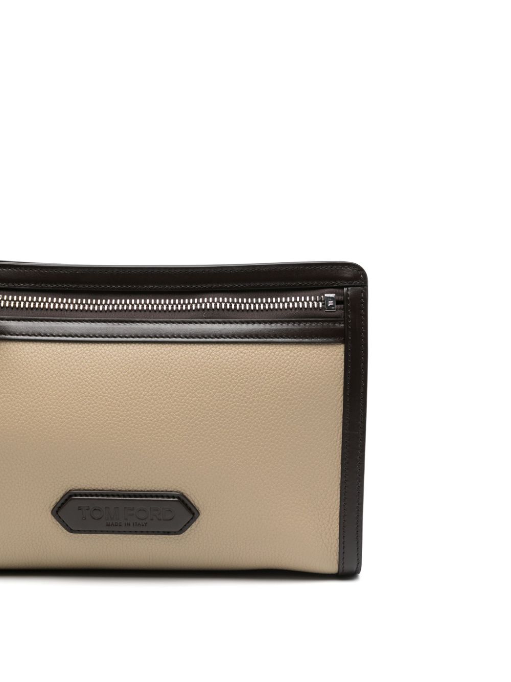 TOM FORD colourblock clutch bag Men