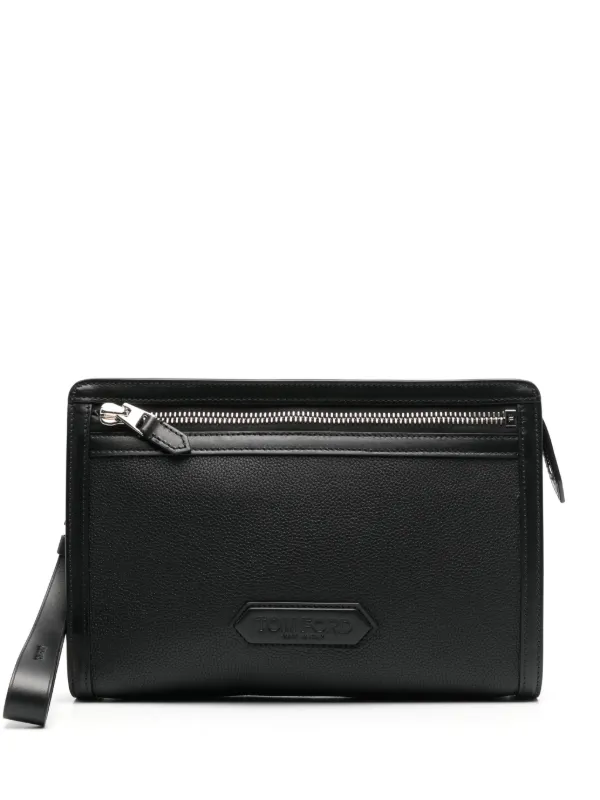 クラッチバッグ TOM FORD FW25 Tom Ford Bags.. Black (L1886 TVE001X1N001) TOM FORD Leather Tote Bag | Black | FARFETCH