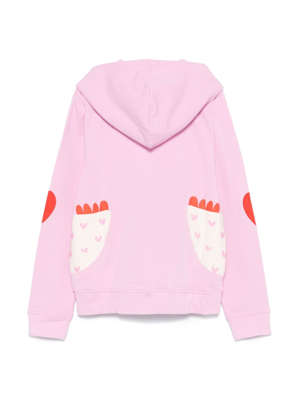 Stella McCartney Kids floral-print hoodie - Pink