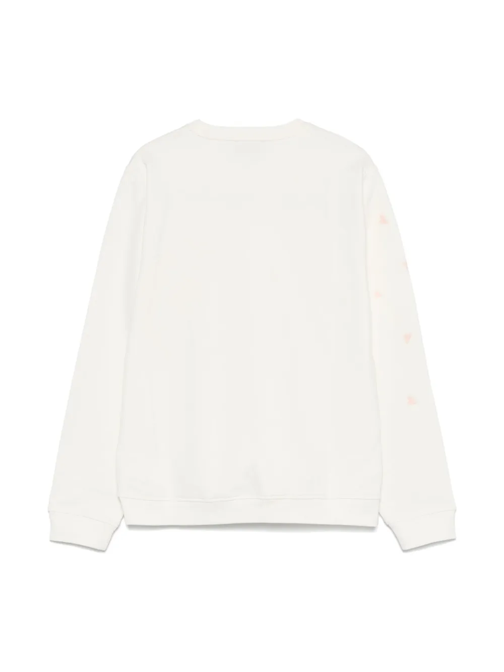 Stella McCartney Kids floral-embroiderde sweatshirt - Wit