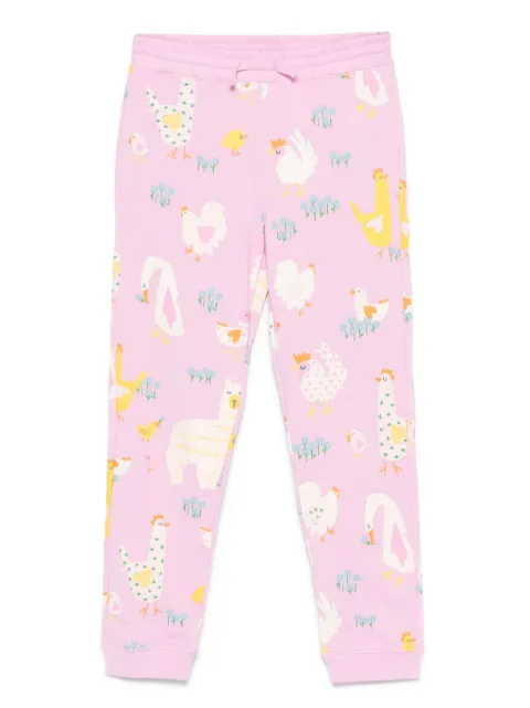 Stella McCartney Kids pants con animal print