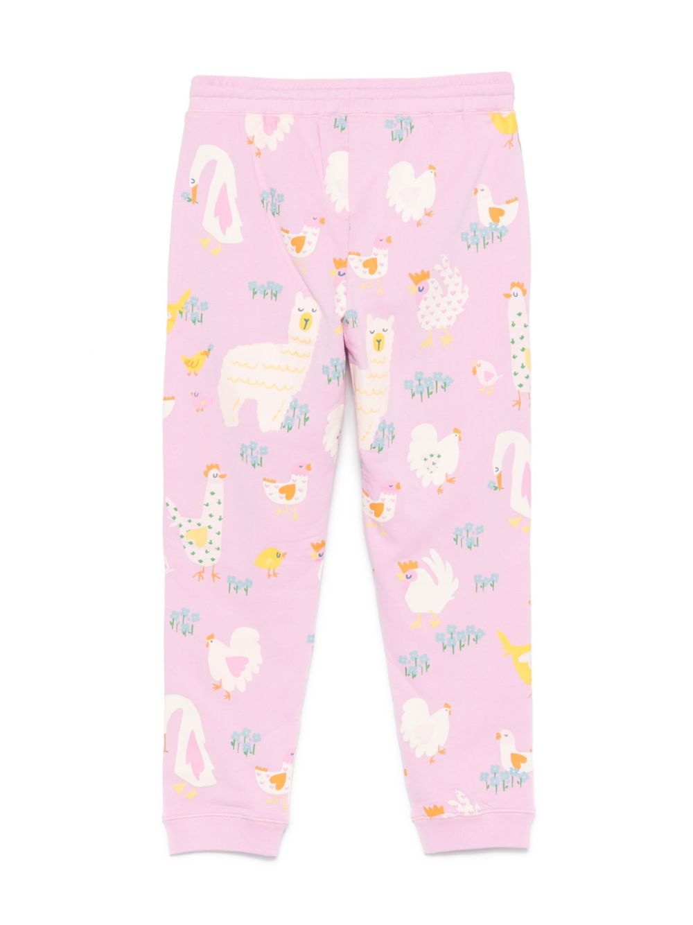 Stella McCartney Kids Trainingsbroek met dierenprint - Roze