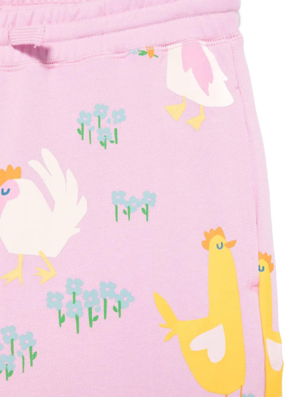Stella McCartney Kids Trainingsbroek met dierenprint Roze