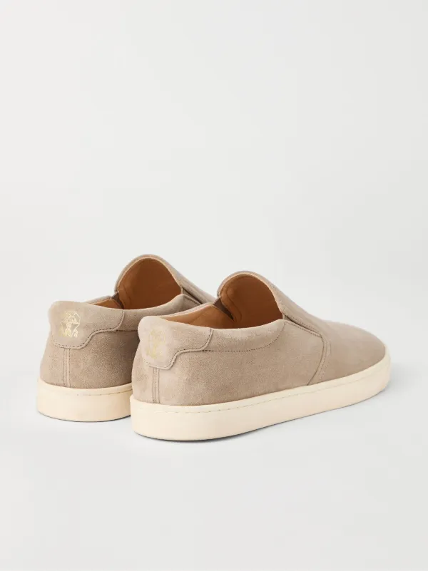 Brunello Cucinelli スエード ローファー | ニュートラル | FARFETCH JP