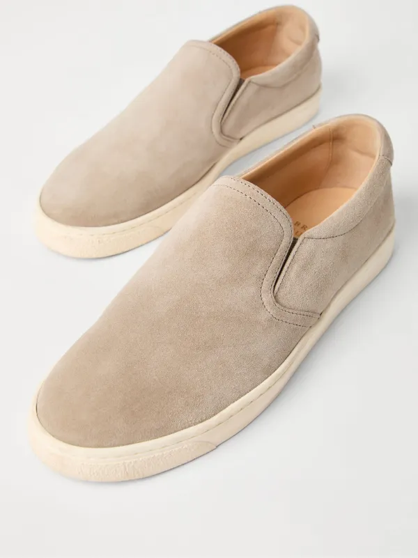 BRUNELLO CUCINELLI スエード ローファー Brunello Cucinelli スエード ローファー | ニュートラル | FARFETCH JP