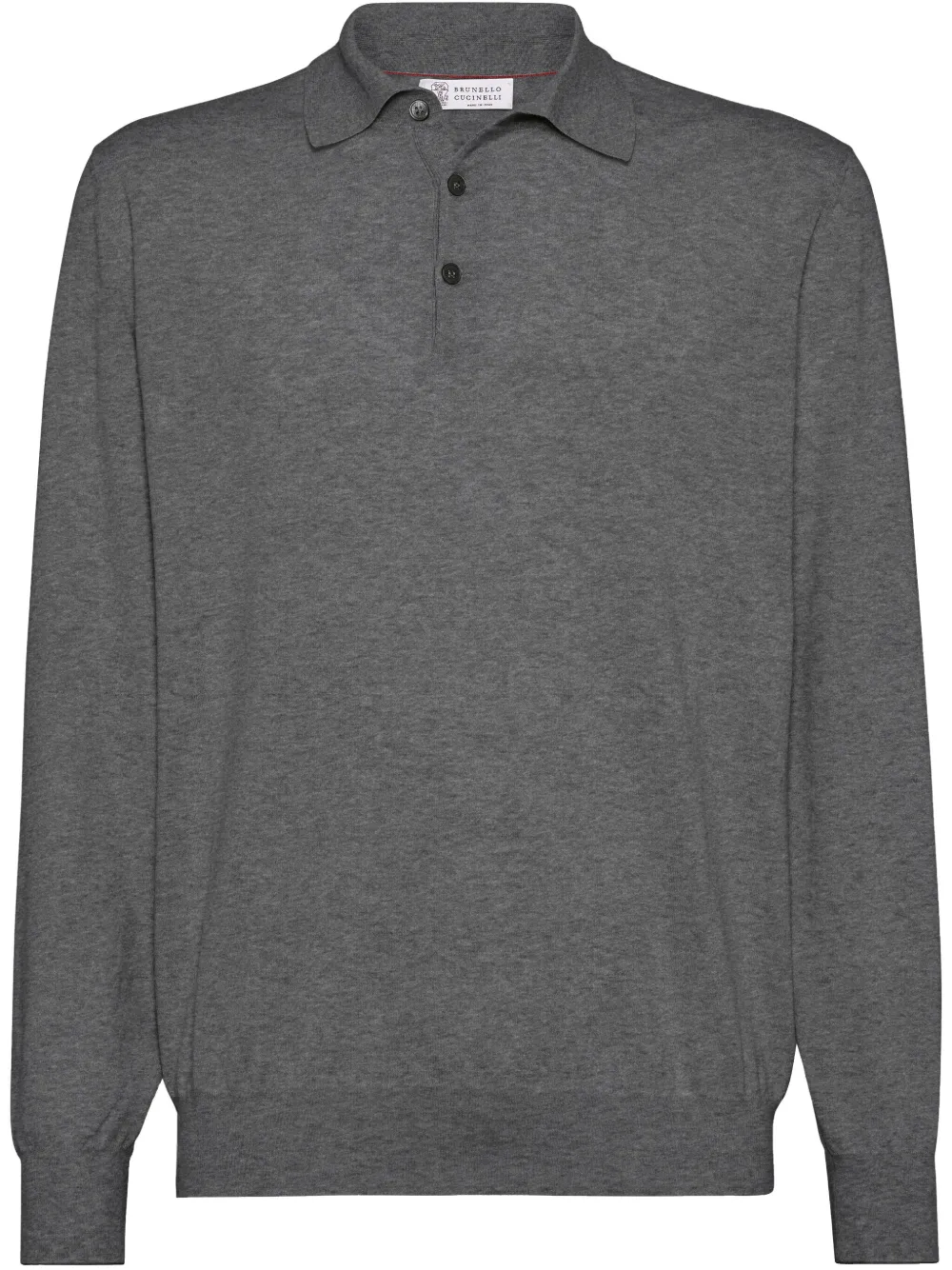 Brunello Cucinelli polo en coton | gris | Image 1