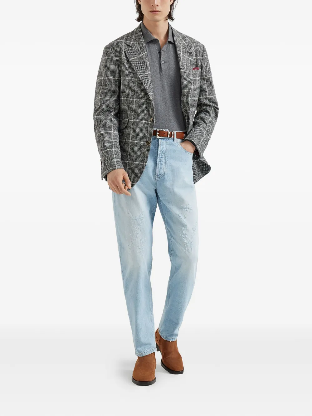 Brunello Cucinelli قميص بولو قطن | Image 2