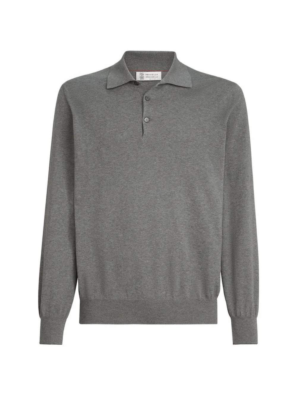 Brunello Cucinelli Katoenen poloshirt Grijs