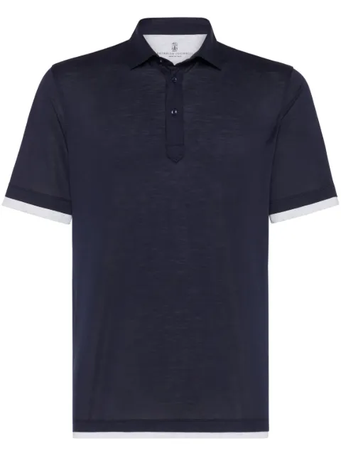 Brunello Cucinelli jersey polo shirt