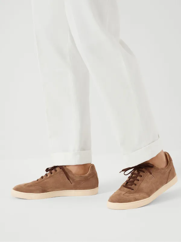 Brunello Cucinelli Suede Sneakers | Brown | FARFETCH