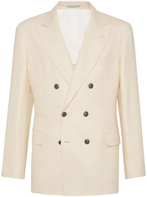 Blazer à design structuré - Brunello Cucinelli - Modalova