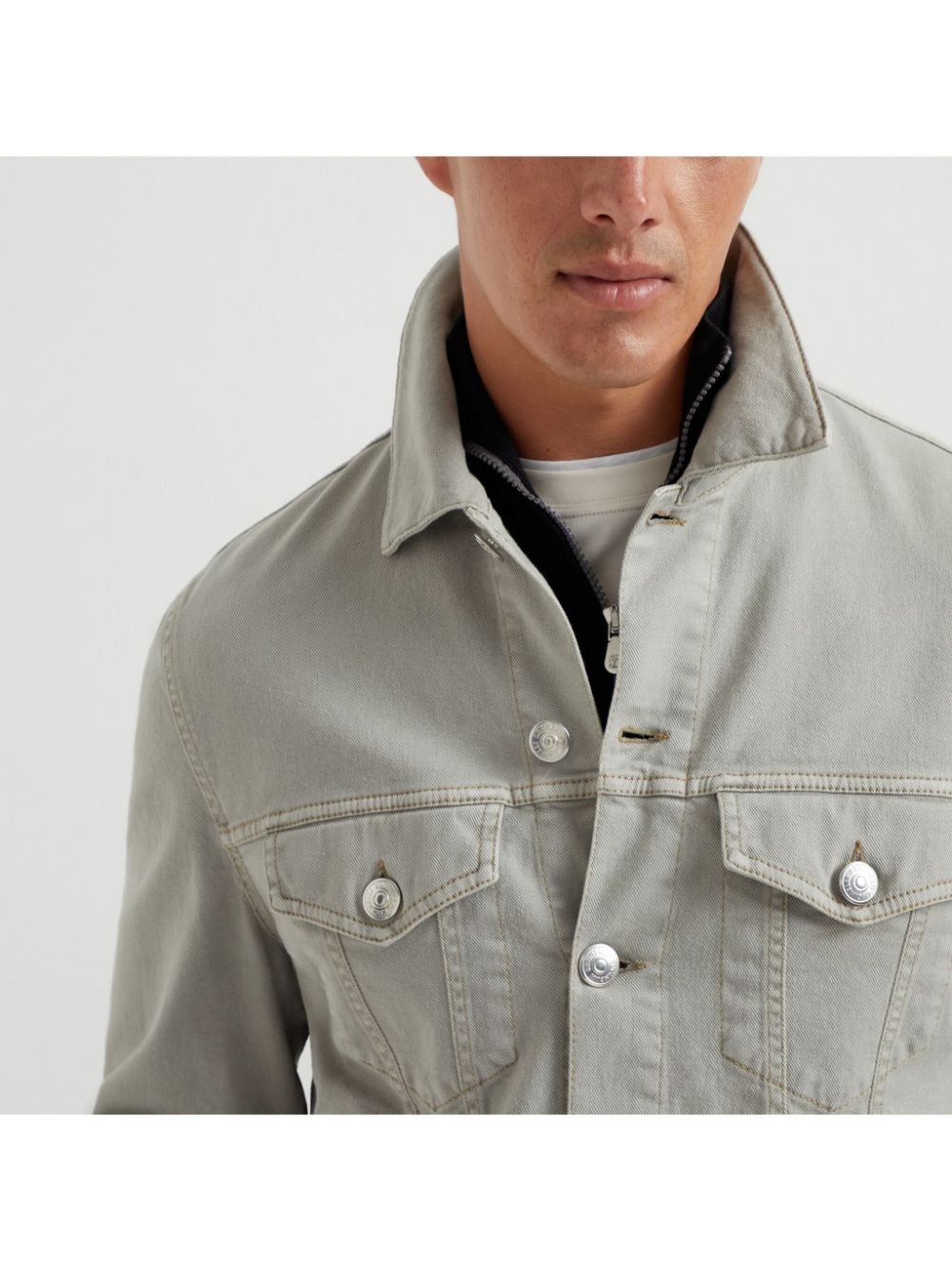 Brunello Cucinelli shirt denim jacket Men