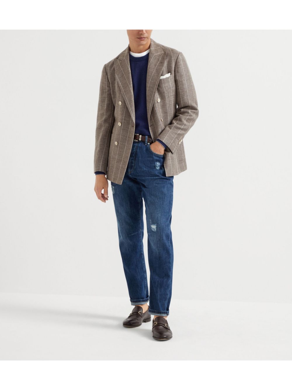 Brunello Cucinelli Kasjmier trui - Blauw