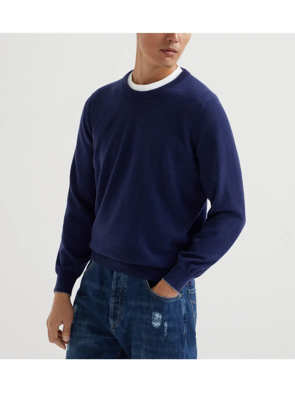 Brunello Cucinelli Kasjmier trui Blauw