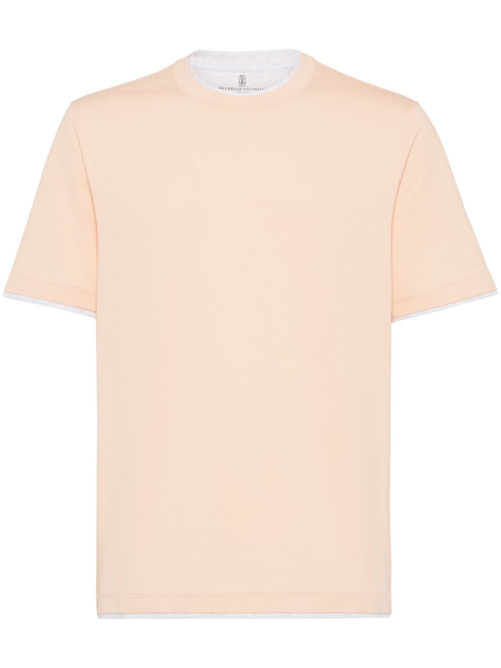 Brunello Cucinelli layered-detail T-shirt - Pink