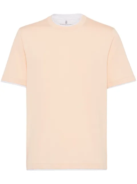 Brunello Cucinelli layered-detail T-shirt