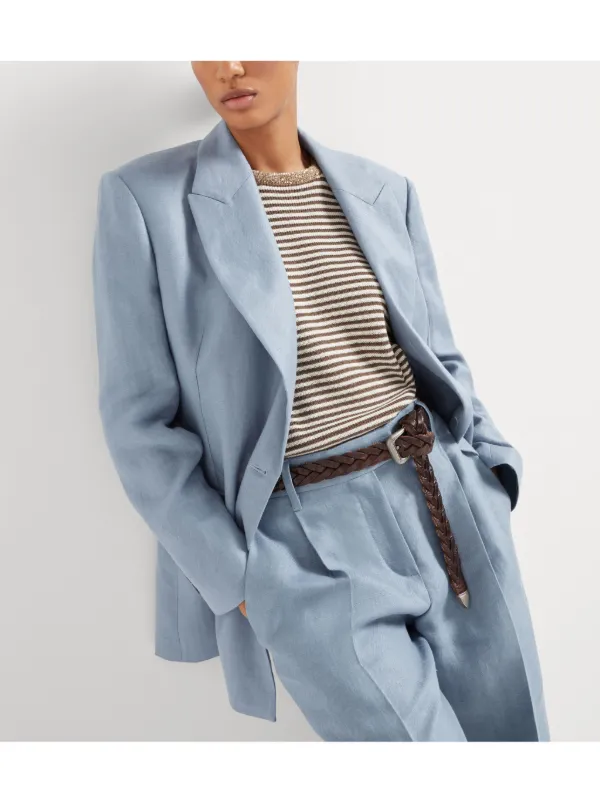 BRUNELLO CUCINELLI ヘルト付きシレ MH5447344 C101 Brunello Cucinelli - Metallic Shearling Hooded Banded Hem Coat