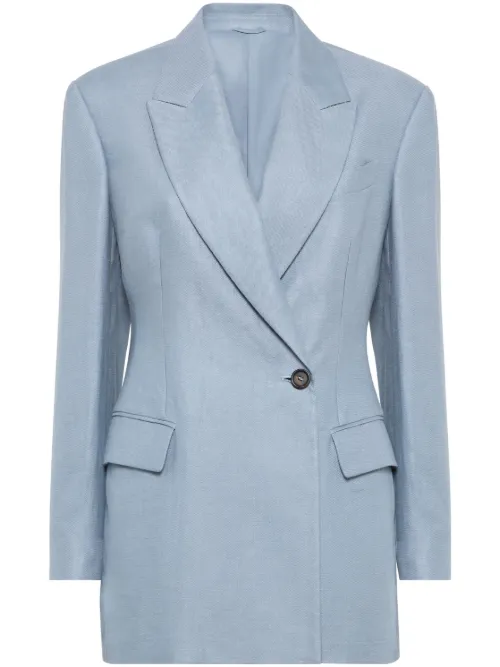 Blazer en gabardine - Brunello Cucinelli - Modalova