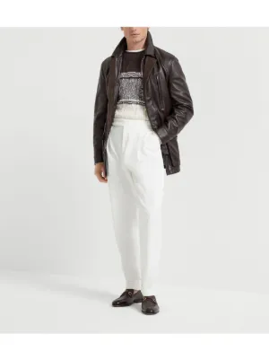 Brunello Cucinelli（ブルネロクチネリ）レザージャケット