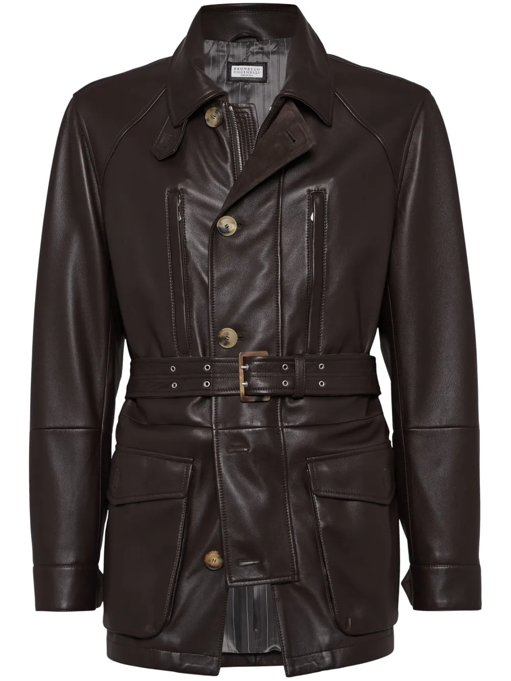 Brunello Cucinelli パーカージャケット - ブラウン Brunello Cucinelli パーカージャケット - ブラウン