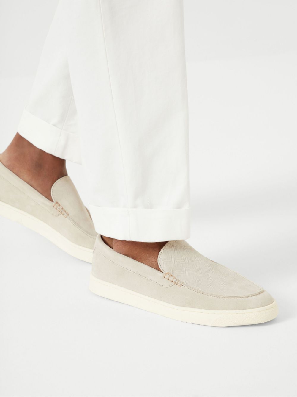 Brunello Cucinelli Suède loafers Beige