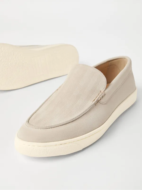 Brunello Cucinelli スエード ローファー | ニュートラル | FARFETCH JP