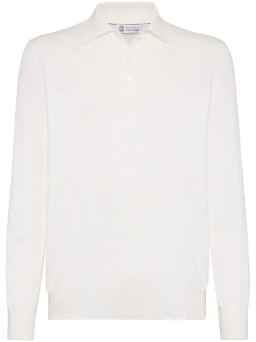 Polo en coton - Brunello Cucinelli - Modalova