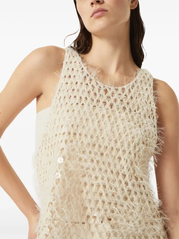 Brunello Cucinelli Dazzling トップ | ニュートラル | FARFETCH JP