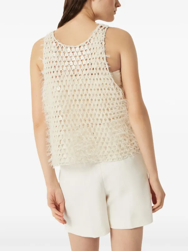 【★エレガント★】Brunello Cucinelli ☆ プリント トップ Brunello Cucinelli Dazzling トップ | ニュートラル | FARFETCH JP